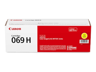 Canon Yellow 069 H High Yield Toner Cartridge, 5095C001, 41594783, Toner and Imaging Components - OEM Canon Yellow 069 H High Yield Toner Cartridge, 5095C001, 41594783, Toner and Imaging Components - OEM