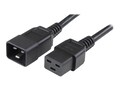 StarTech.com IEC C19 to IEC C20 15A 250V 14AWG Heavy Duty Extension Cord, 10ft, PXTC19201410, 19459057, Power Cords