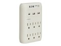 Tripp Lite 1080 Joules Protect It 6-Outlet Surge Protector w 5-15R Outlets, USB-C, USB-A - Gray, SK60C , 41859015, Surge Suppressors Tripp Lite 1080 Joules Protect It 6-Outlet Surge Protector w 5-15R Outlets, USB-C, USB-A - Gray, SK60C , 41859015, Surge Suppressors
