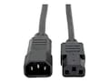 Tripp Lite AC Power Extender Cord IEC-320 C14 to IEC-320 C13 100-250V 13A 16AWG SJT Black 2ft, P004-002-13A, 16275797, Power Cords Tripp Lite AC Power Extender Cord IEC-320 C14 to IEC-320 C13 100-250V 13A 16AWG SJT Black 2ft, P004-002-13A, 16275797, Power Cords