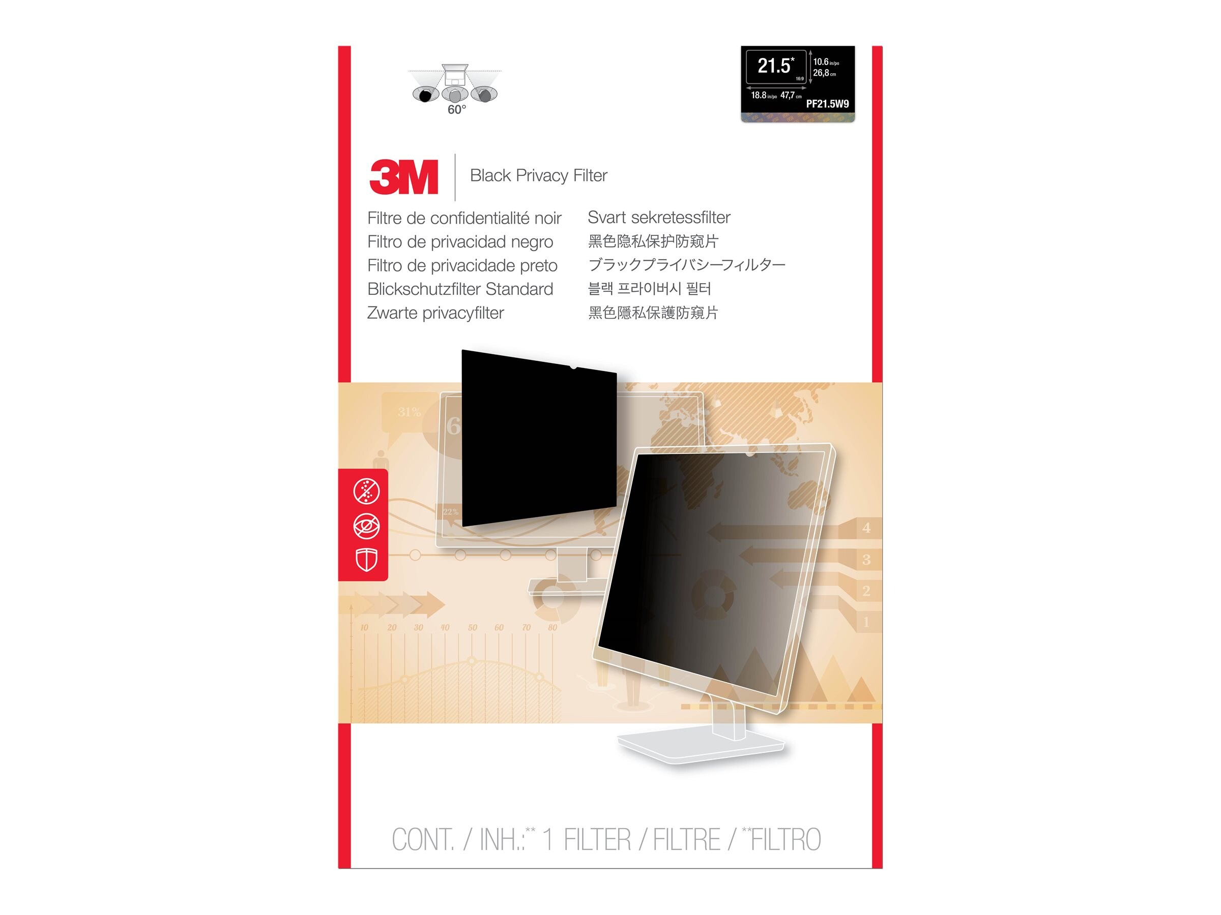 3M Privacy Filter for 21.5
