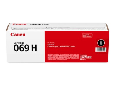 Canon Black 069 H High Yield Toner Cartridge, 5098C001, 41594780, Toner and Imaging Components - OEM
