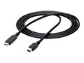 StarTech.com USB-C to Mini DisplayPort M M 4K 60Hz Cable, Black, 1.8m, CDP2MDPMM6B, 35255311, Cables