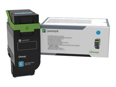 Lexmark Cyan 11.7K Toner Cartridge for CS632 & CX635 Series , 75M0X20, 41636811, Toner and Imaging Components - OEM