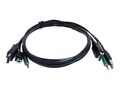 Black Box USB DisplayPort KVM Cable with 3.5mm Audio, 10ft, TAA, SKVMCBL-DP-10TAA, 41705310, Cables Black Box USB DisplayPort KVM Cable with 3.5mm Audio, 10ft, TAA, SKVMCBL-DP-10TAA, 41705310, Cables