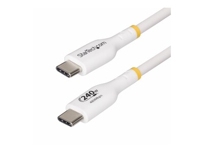 StarTech.com 240W PD EPR USB 2.0 USB-C M M Charging Cable, White, 6ft, USB2EPR6FW , 41820878, Cables StarTech.com 240W PD EPR USB 2.0 USB-C M M Charging Cable, White, 6ft, USB2EPR6FW , 41820878, Cables