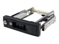 StarTech.com 5.25 Trayless Hot Swap Mobile Rack for 3.5 SATA Hard Drive, HSB100SATBK, 7295825, Hard Drive Enclosures - Single