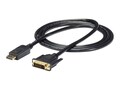 StarTech.com DisplayPort to DVI-D M M Cable, Black, 6ft, DP2DVI2MM6, 11737251, Cables