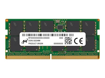 Crucial 16GB PC5-44800 262-pin DDR5 SDRAM SODIMM, MTC10C1084S1TC56BD1R, 41760738, Memory Crucial 16GB PC5-44800 262-pin DDR5 SDRAM SODIMM, MTC10C1084S1TC56BD1R, 41760738, Memory