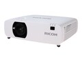 Ricoh PJ WUL5A50 WUXGA 3LCD Projector, 5200 Lumens, White, 432673, 41766116, Projectors