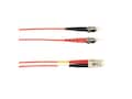 Black Box ST-LC 62.5 125 OM1 Multimode Fiber Optic Cable, Red, 20m , FOCMR62-020M-STLC-RD, 32979436, Cables Black Box ST-LC 62.5 125 OM1 Multimode Fiber Optic Cable, Red, 20m , FOCMR62-020M-STLC-RD, 32979436, Cables