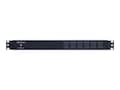 CyberPower Basic PDU 120V 15A 1U RM 5-15P Input 15ft Cord (18) 5-15R Outlets, RoHS, PDU15B6F12R, 11263383, Power Distribution Units