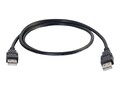 C2G USB Cable, Type A (M-M), Black, 1m, 28105, 7728723, Cables