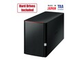 BUFFALO  LinkStation 220 SoHo 2-Bay Personal Cloud Office NAS 4TB (2x2TB) with Hard Drives Included, LS220D0402B, 37512923, Network Attached Storage