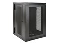 Tripp Lite SmartRack 18U UPS-Depth Wall-Mount Rack Enclosure Cabinet, Hinged Back, SRW18USDP, 31299316, Racks & Cabinets