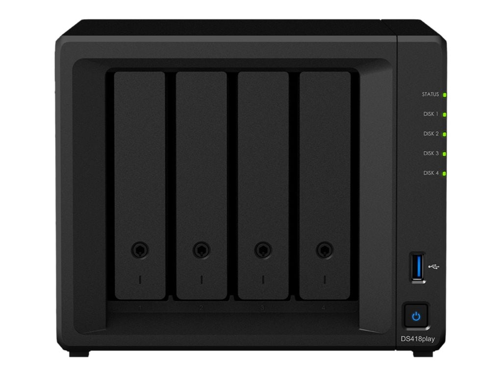 Synology DS418play NASキット/4ベイ(SATA) Synology 4-Bay NAS DiskStation DS418 Storage - Diskless (DS418PLAY)