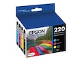 Epson T220 DURABrite Ultra Black & Color Ink Cartridge Multi-Pack, T220120-BCS, 18316839, Ink Cartridges & Ink Refill Kits - OEM Epson T220 DURABrite Ultra Black & Color Ink Cartridge Multi-Pack, T220120-BCS, 18316839, Ink Cartridges & Ink Refill Kits - OEM