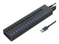 4Xem 16 Port USB 3.0 Power Switch Data Transfer Hub, 4XH716                        , 41877059, USB & Firewire Hubs