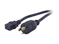 APC Power Cord, IEC 320 C19 to NEMA L6-20P, 12ft, AP9871, 418748, Power Cords