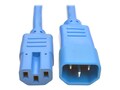 Tripp Lite Heavy Duty Computer Power Cord, 15A, 14AWG IEC-320-C14 to IEC-320-C15, Blue, 2ft, P018-002-ABL, 32986003, Power Cords