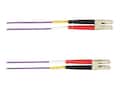 Black Box LC-LC 50 125 OM4 Multimode Fiber Cable, Violet, 5m, FOCMPM4-005M-LCLC-VT, 41266185, Cables Black Box LC-LC 50 125 OM4 Multimode Fiber Cable, Violet, 5m, FOCMPM4-005M-LCLC-VT, 41266185, Cables