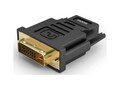 WyreStorm Bidirectional DVI to HDMI M F Adapter, Black, EXP-HDMI-DVI                  , 41811269, Adapters & Port Converters