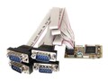 StarTech.com 4 Port RS232 Mini PCI Express Serial Card w  16650 UART, MPEX4S552, 13319424, Controller Cards & I/O Boards