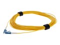 AddOn LC (Male) to LC (Male) Straight OS2 Simplex OFNR (Riser-Rated) Fiber Patch Cable, Yellow, 30m, ADD-LC-LC-30MS9SMF, 41186816, Cables AddOn LC (Male) to LC (Male) Straight OS2 Simplex OFNR (Riser-Rated) Fiber Patch Cable, Yellow, 30m, ADD-LC-LC-30MS9SMF, 41186816, Cables