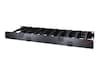 APC 1U Horizontal Cable Manager with Cover, Black, AR8612, 13536120, Rack Cable Management