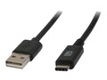 Comprehensive USB 2.0 Type C (USB-C) to USB Type A M M Cable, Black, 6ft, USB2-CA-6ST, 30903948, Cables