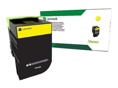Lexmark Yellow 701HY High Yield Return Program Toner Cartridge, 70C1HY0, 14909354, Toner and Imaging Components - OEM