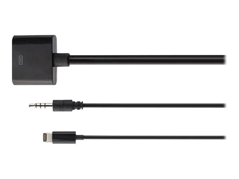 4Xem 30-pin Dock with Audio, Black (4X308ADAPTB)