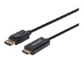 Manhattan 1080P DisplayPort to HDMI CABL , 153188, 41373582, Cables