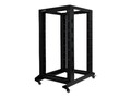 NavePoint 22U Professional 4-Post IT Open Frame Server Network Relay Rack, 00405926, 41646088, Racks & Cabinets
