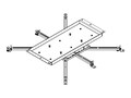 Draper MEDIUM UNIV PROJ MOUNT-W  PROJ, 300454, 41956349, Projector Screens