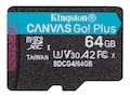 Kingston 64GB Canvas Go Plus Gen4 s A2 U3 V30 microSDXC Card, SDCG4/64GBSP , 41967632, Memory - Flash Kingston 64GB Canvas Go Plus Gen4 s A2 U3 V30 microSDXC Card, SDCG4/64GBSP , 41967632, Memory - Flash