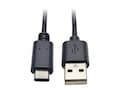 Tripp Lite USB 2.0 Type A to USB Type C (USB-C) M M Cable, Black, 3ft, U038-003, 22065147, Cables Tripp Lite USB 2.0 Type A to USB Type C (USB-C) M M Cable, Black, 3ft, U038-003, 22065147, Cables