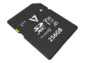 V7 256GB SDXC V30 U3 A1 4K Card, Class 10, VPSD256GV30U3, 41517168, Memory - Flash