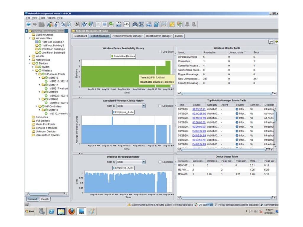 HPE PCM+ Mobility Manager 4.0 S W-Module License (J9751A)