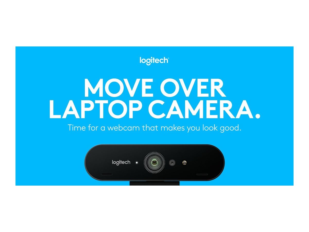 Logitech BRIO 4K Ultra HD webcam with RightLight™ 3 with HDR