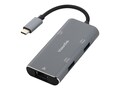 VisionTek USB-C HUB WITH ETHERNET, 901538, 41596116, USB & Firewire Hubs