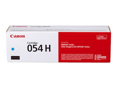 Canon Cyan 054 High Capacity Yield Toner Cartridge, 3027C001, 36927713, Toner and Imaging Components - OEM Canon Cyan 054 High Capacity Yield Toner Cartridge, 3027C001, 36927713, Toner and Imaging Components - OEM