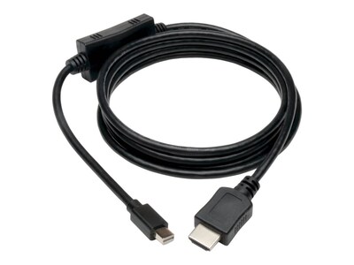 Tripp Lite Mini DisplayPort to HDMI M M 1080p Cable, Black, 6ft, P586-006-HDMI, 16605848, Cables