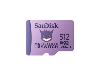 SanDisk 512GB Pokémon microSDXC Card, SDSQXAO-512G-GN6ZK            , 42023832, Memory - Flash