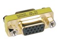 Tripp Lite Compact VGA Gender Changer - HDDB15F to HDDB15F - Gold Connectors, P160-000, 4900807, Adapters & Port Converters