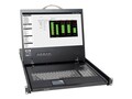 Tripp Lite 19 LCD 1U Rackmount KVM Console, Keyboard, Touchpad, TAA, B021-000-19, 8111186, KVM Displays & Accessories
