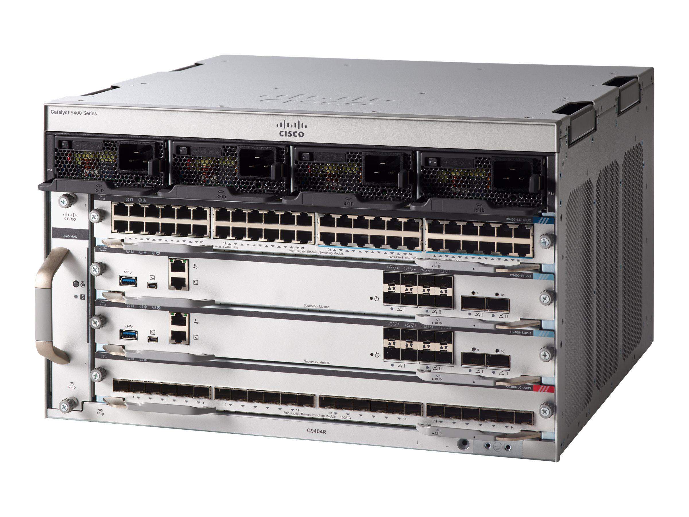 Cisco Catalyst 9400 Series 4-Slot Chassis (C9404R)