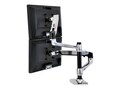 Ergotron LX Dual Stacking Arm Mount, 45-248-026, 10955716, Stands & Mounts - Desktop Monitors