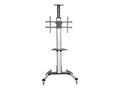 StarTech.com Height Adjustment TV AV Cart for 32-75 Displays, STNDMTV70, 34258333, Stands & Mounts - Digital Signage & TVs