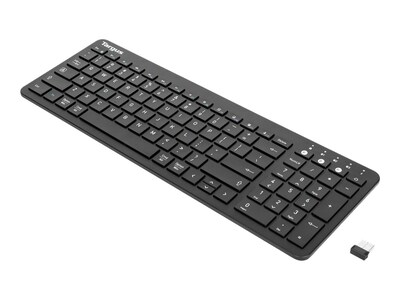 Targus Midsize Multi-Device Bluetooth Antimicrobial Keyboard, AKB863US, 41228382, Keyboards & Keypads